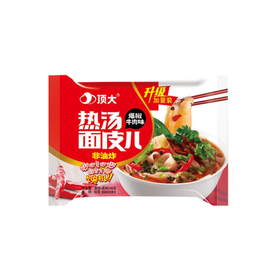 顶大 热汤面皮儿 爆椒牛肉味 120g